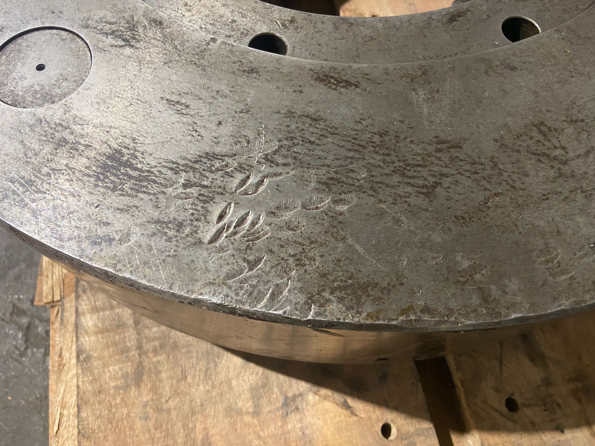 The Skinner Chuck Co. Made In USA 25 7/8" Chuck w/ 11 7/8" Through Hole 4 Jaw 26" 10