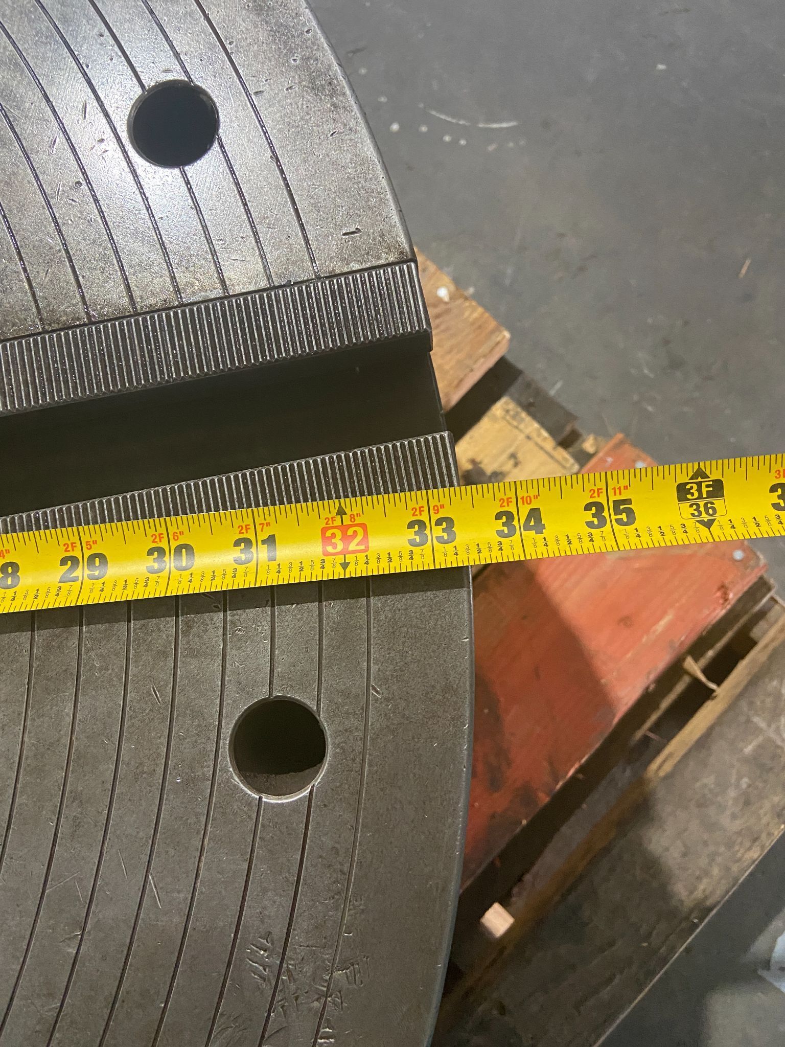 SMW AUTOBLOK 14.8" Big Bore 33" Power Chuck LC 850/375 ES BB-N-850-375-3 6