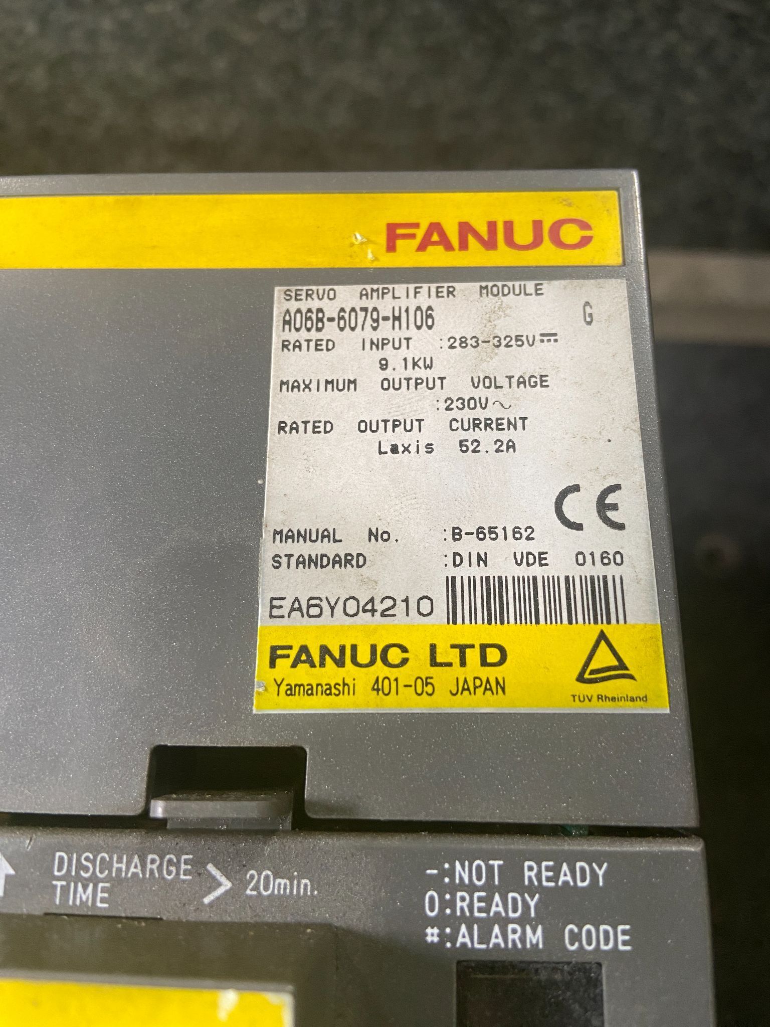 FANUC A06B-6079-H106 Series Module G Servo Amp Amplifier 1