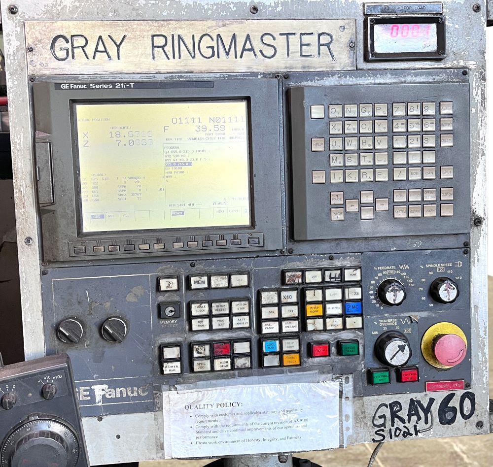 Gray Ringmaster 60" CNC Vertical Boring Mill - VTL 2