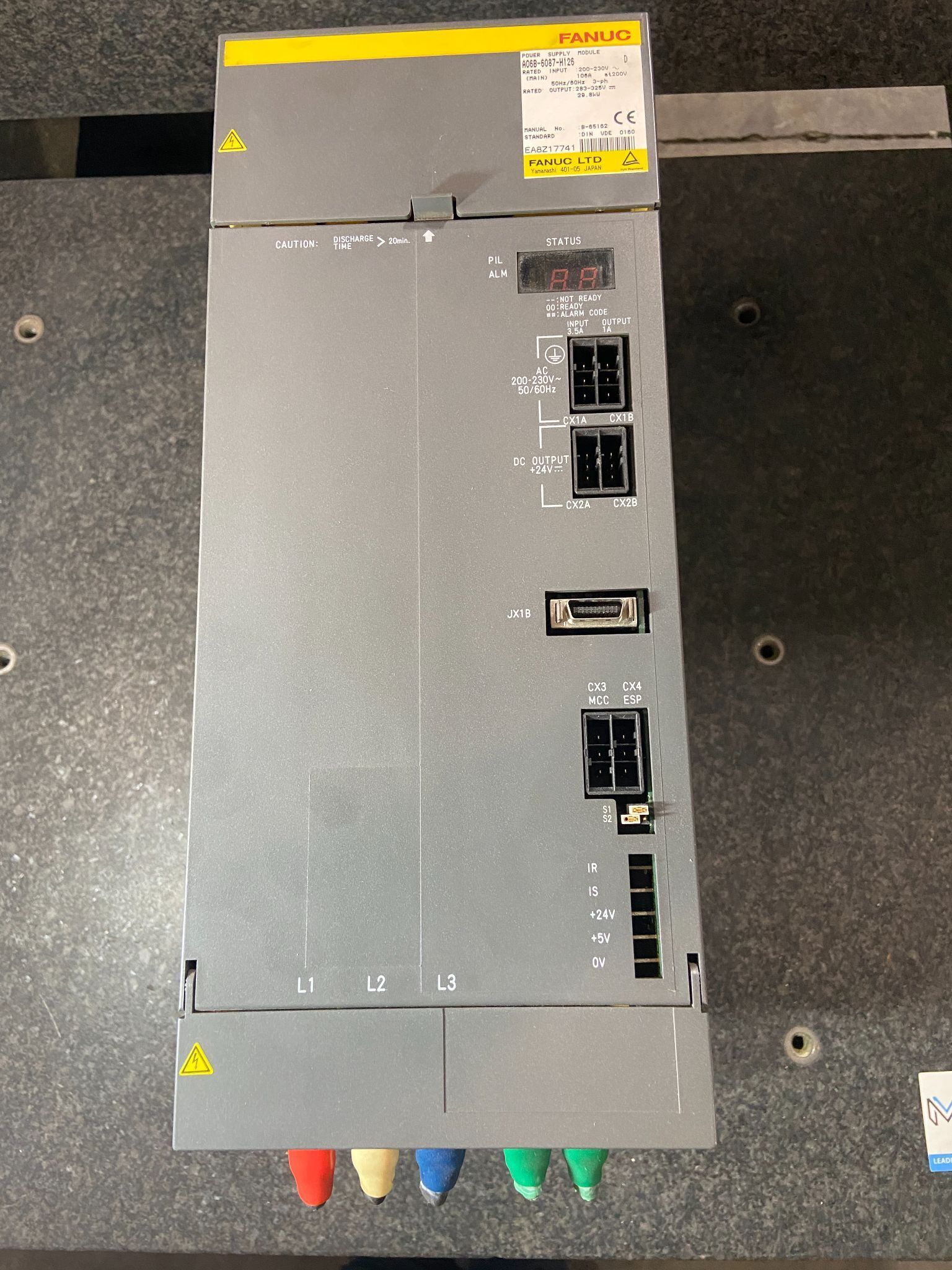 FANUC A06B-6087-H126 Module Series D POWER SUPPLY 3