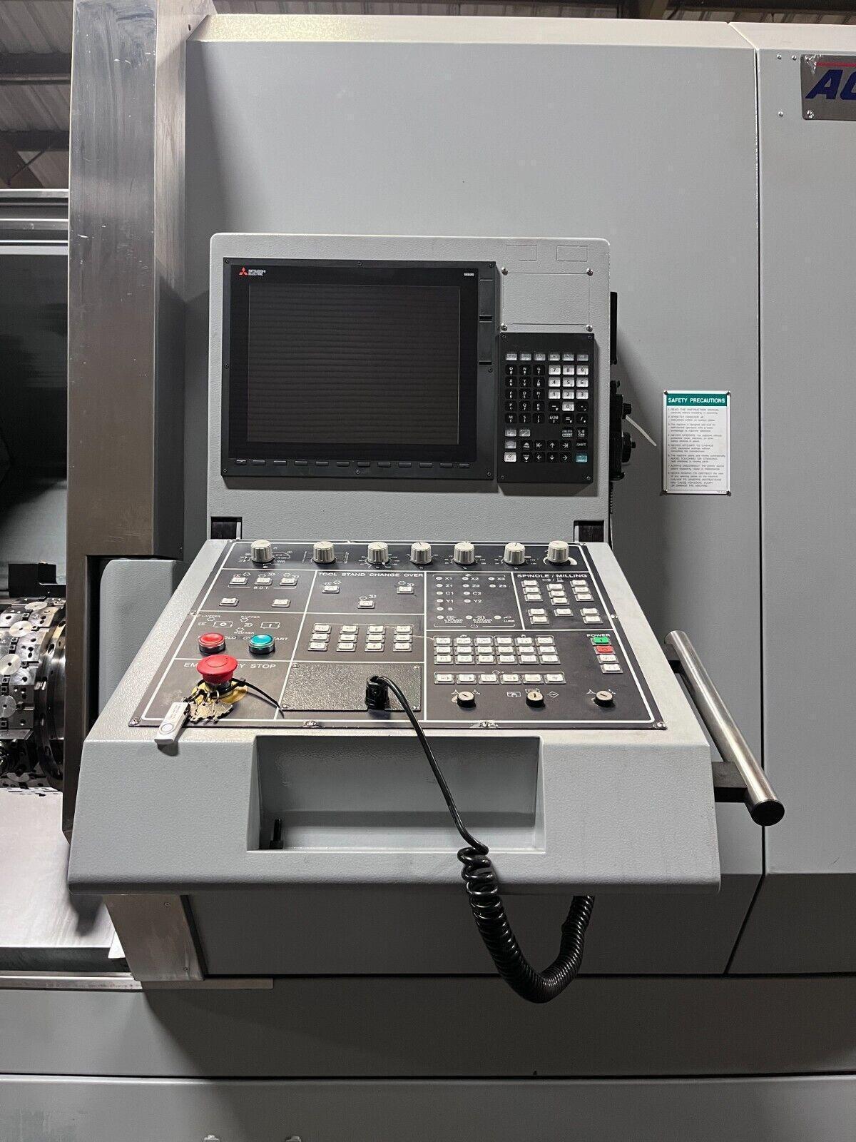 Accuway UZ-2000T2Y CNC Lathe - Y Axis Twin Spindle Twin Turret 4