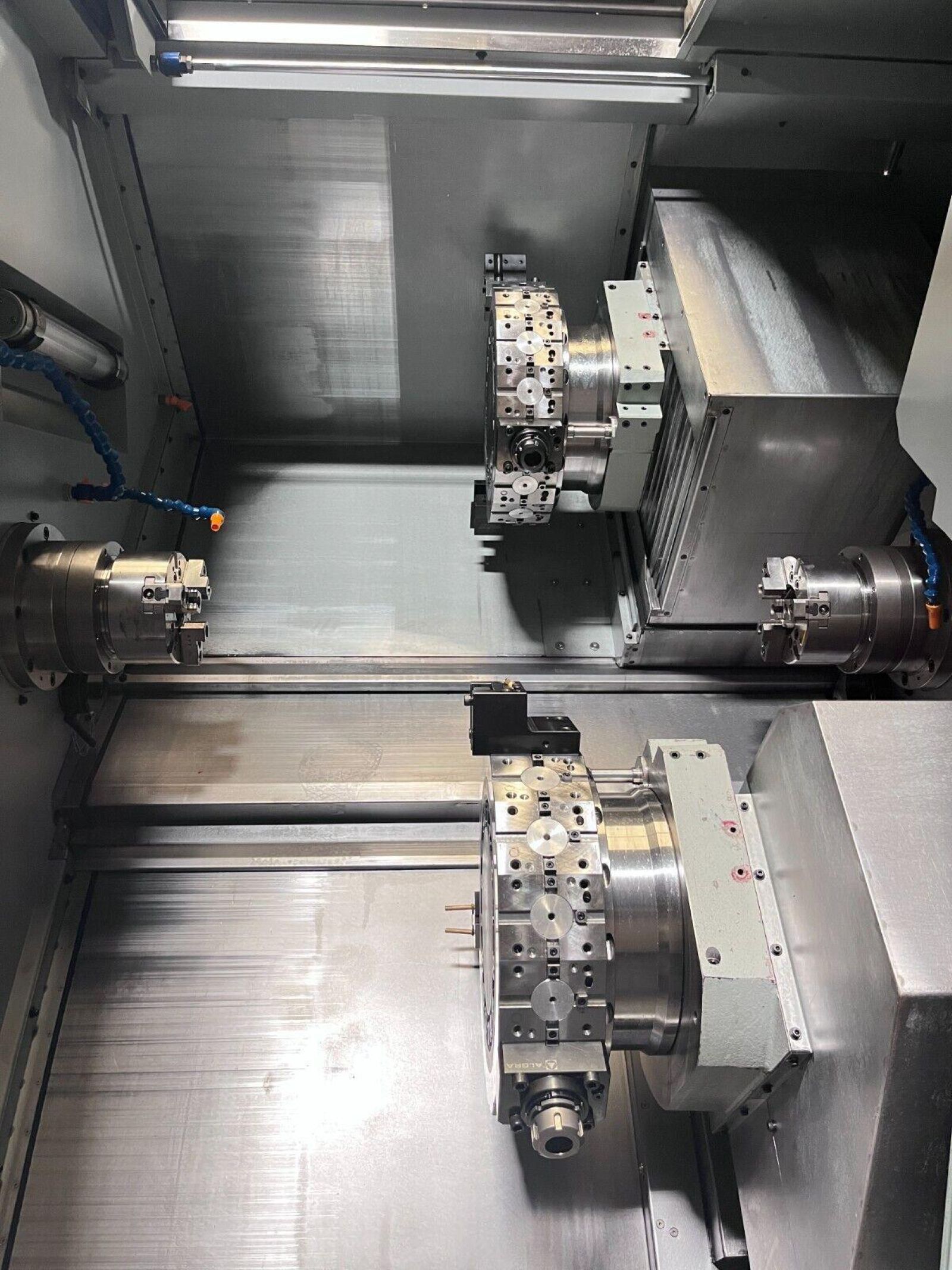 Accuway UZ-2000T2Y CNC Lathe - Y Axis Twin Spindle Twin Turret 6