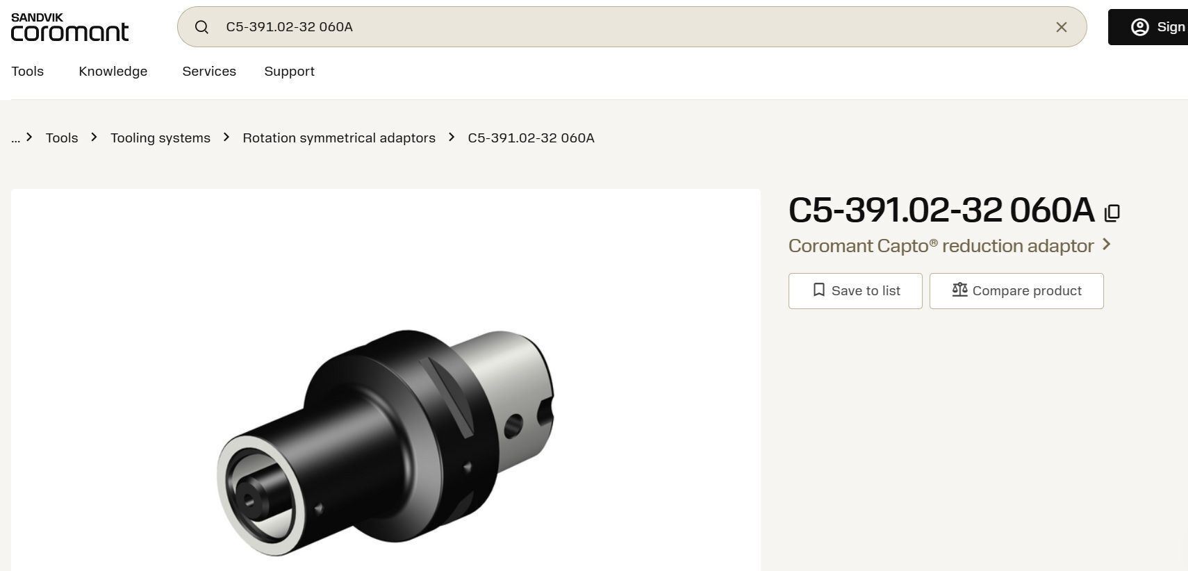 Sandvik Coromant Capto 6