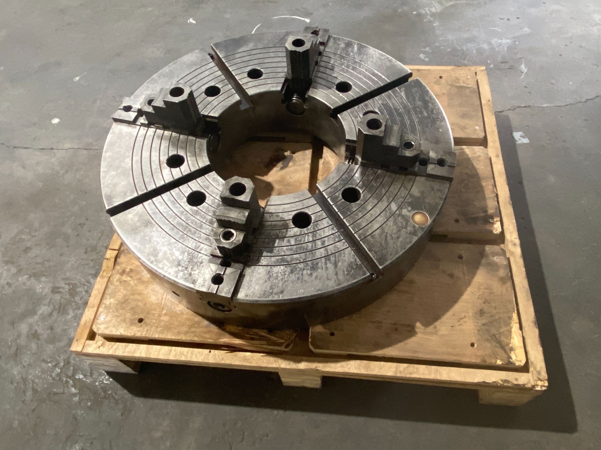 Bison 4317-32-20-12.5-HD Lathe Chuck 12.5 Through Hole 32" Diameter 5