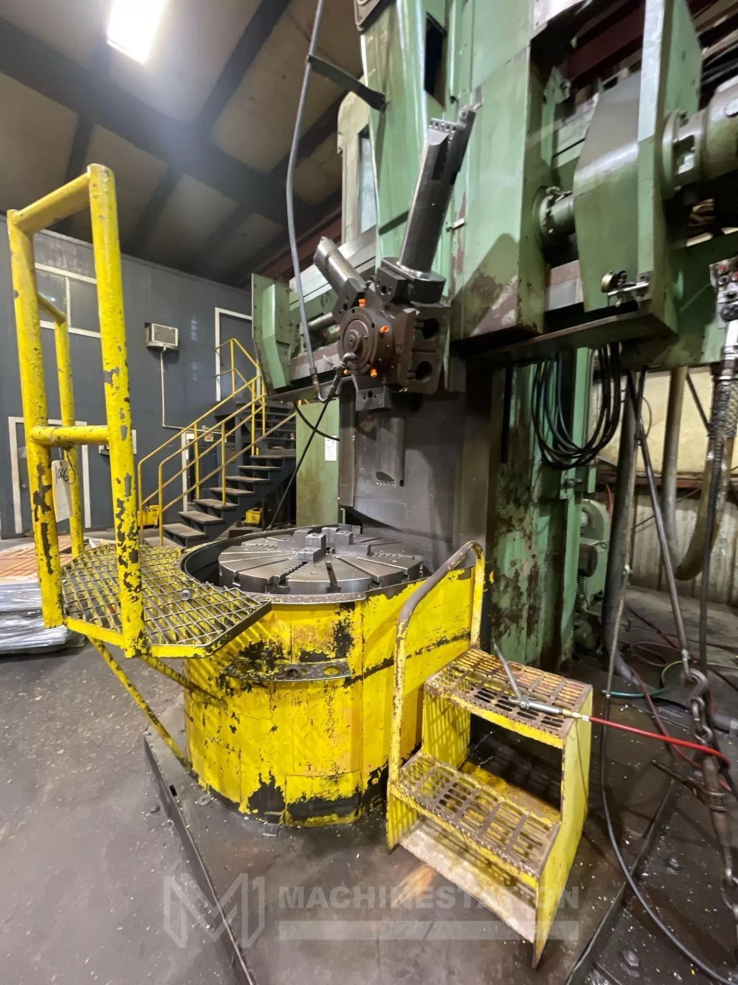 Bullard 36" Dyn-Au-Tape 42" Chuck 72" High Column CNC Vertical Boring Mill - VTL 3