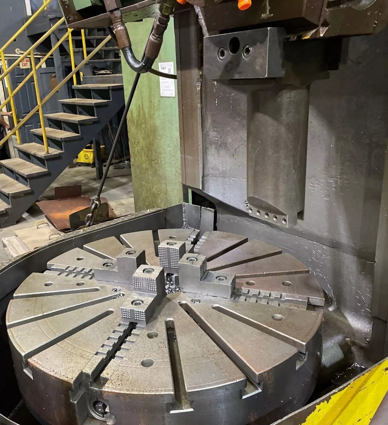 Bullard 36" Dyn-Au-Tape 42" Chuck 72" High Column CNC Vertical Boring Mill - VTL 5