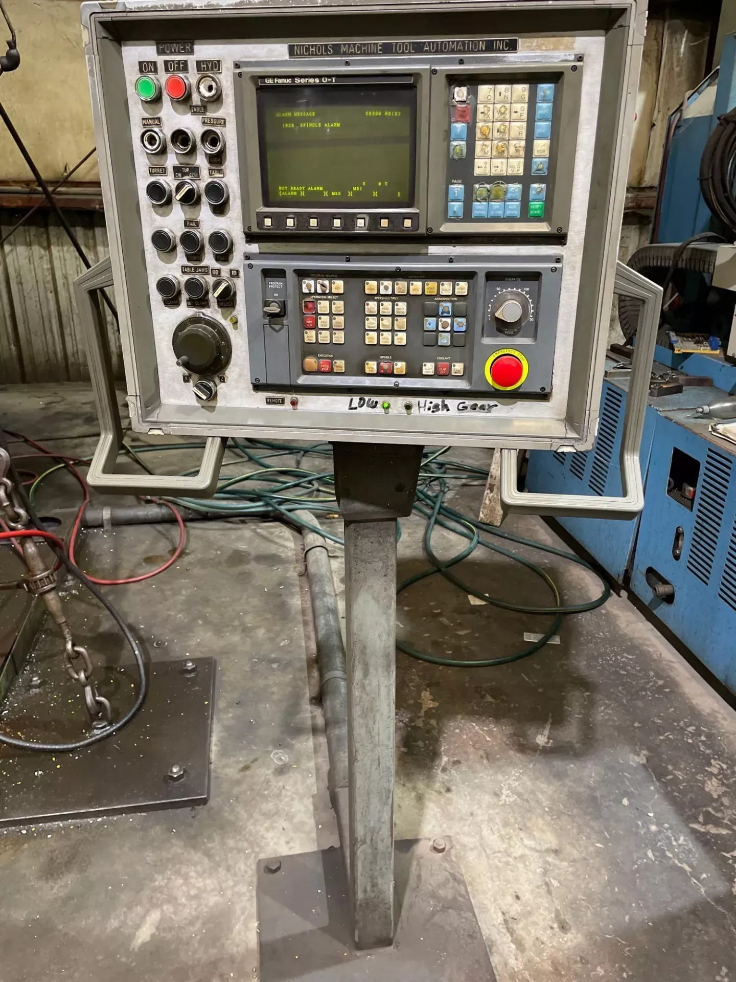 Bullard 36" Dyn-Au-Tape 42" Chuck 72" High Column CNC Vertical Boring Mill - VTL 4