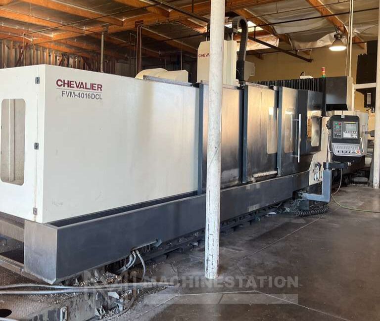 Chevalier FVM-4016DCL CNC Bridge Mill - 50 Taper Mill 1
