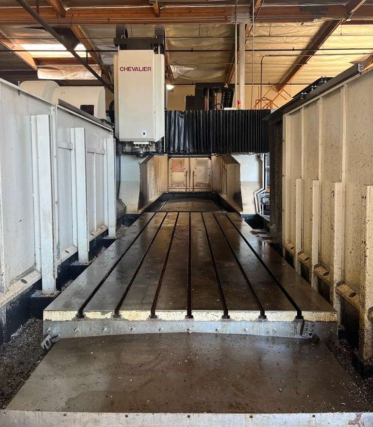 Chevalier FVM-4016DCL CNC Bridge Mill - 50 Taper Mill 10