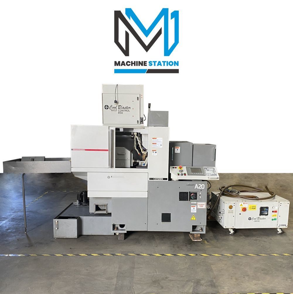 Citizen Cincom A20VIIPL CNC Swiss Screw Type Automatic Lathe Turning 0