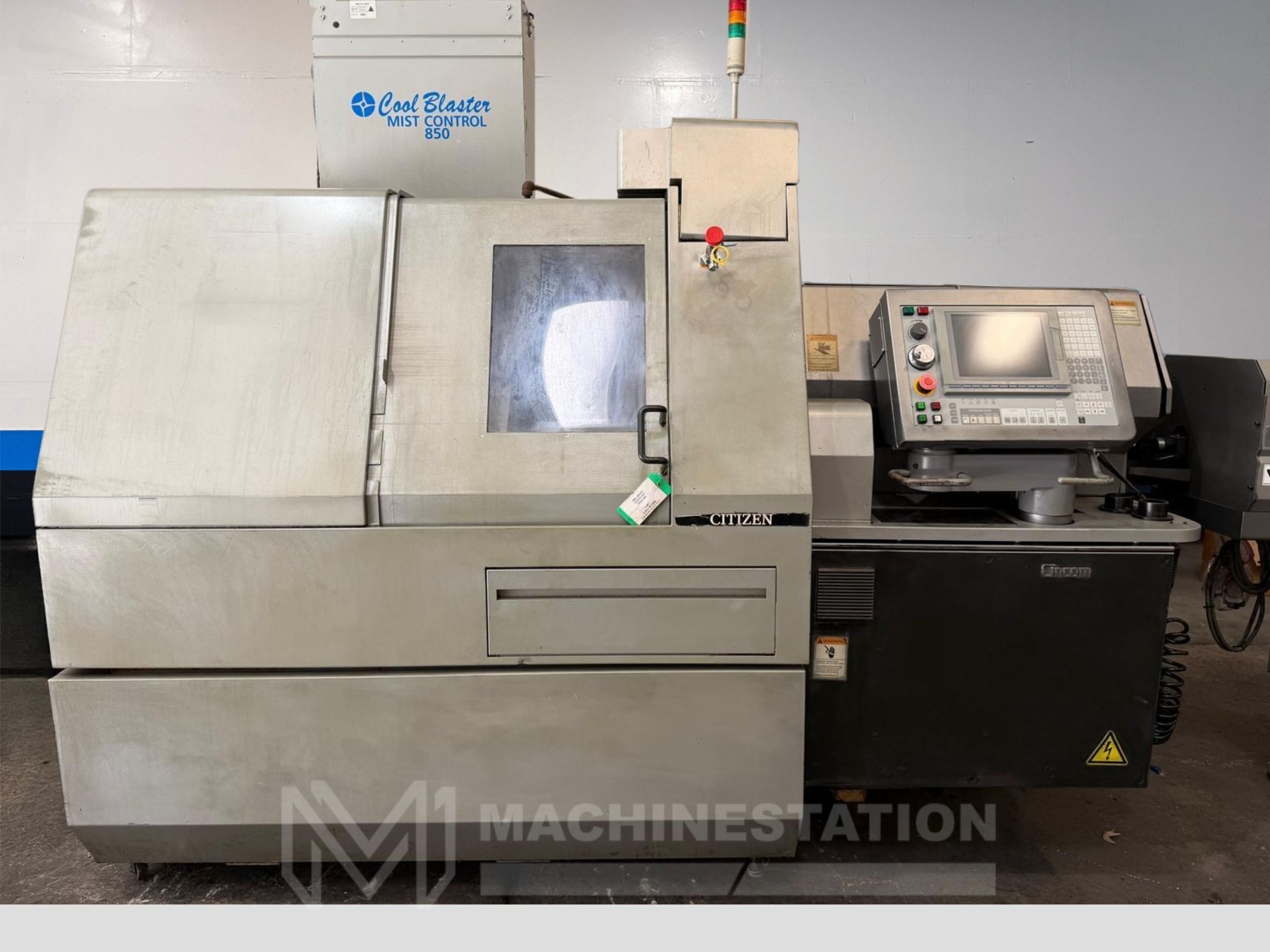 Citizen Cincom M20V CNC Swiss Type Automatic Lathe - Bar Feeder 1
