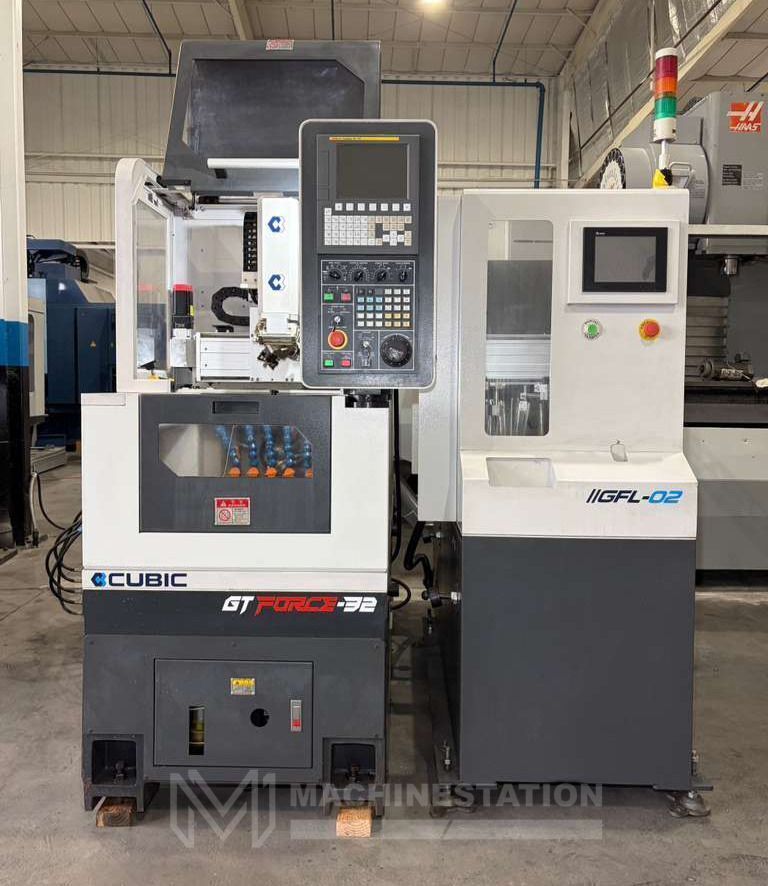 Cubic GT Force-32 Gang Tool CNC Lathe - 2019 Integrated Gantry Auto Loader 1