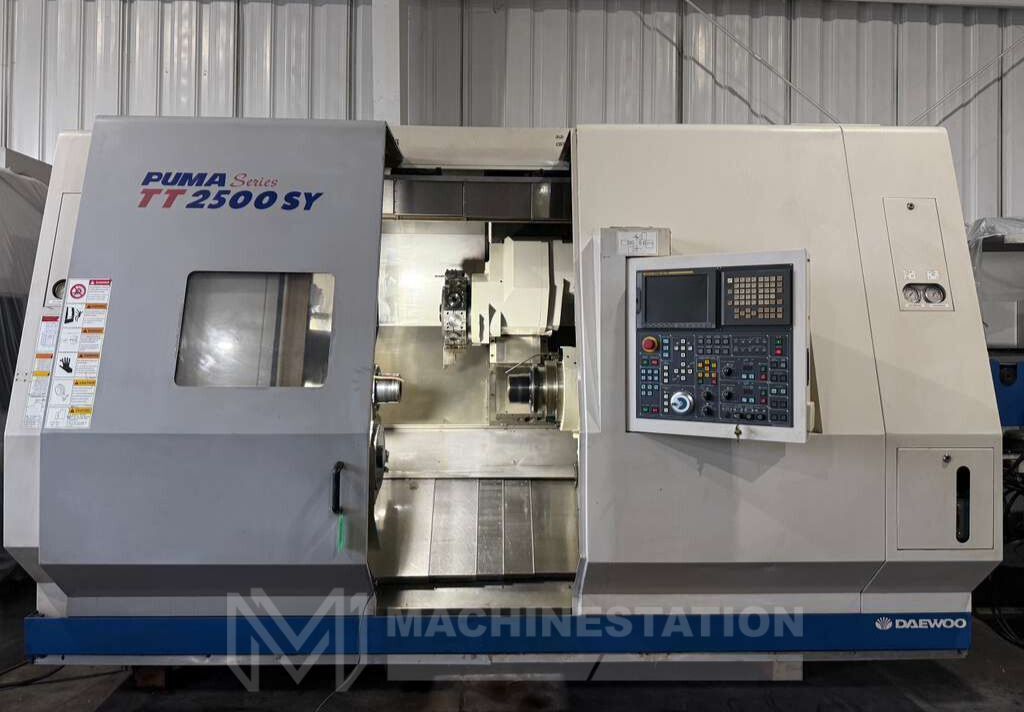Daewoo Puma TT2500SY Multi Axis CNC Lathe - Y Axis Twin Spindle Twin Turret 0