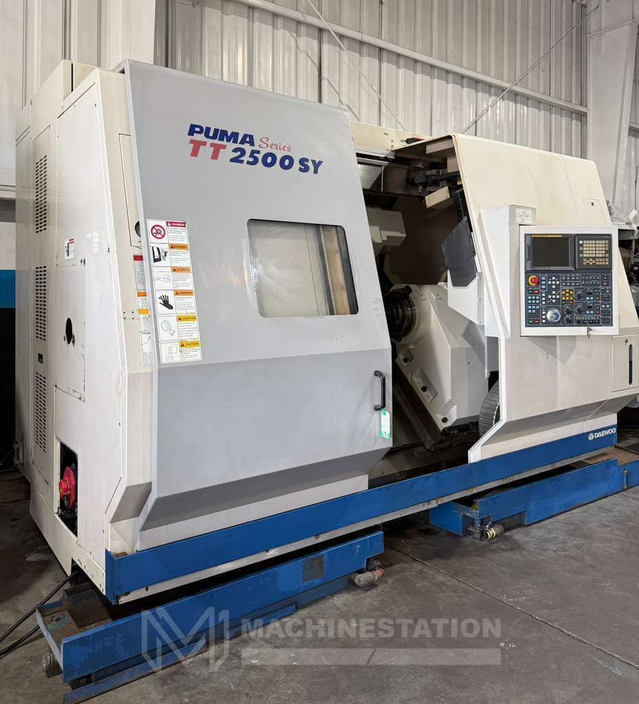 Used Daewoo Puma TT2500SY Multi Axis CNC Lathe