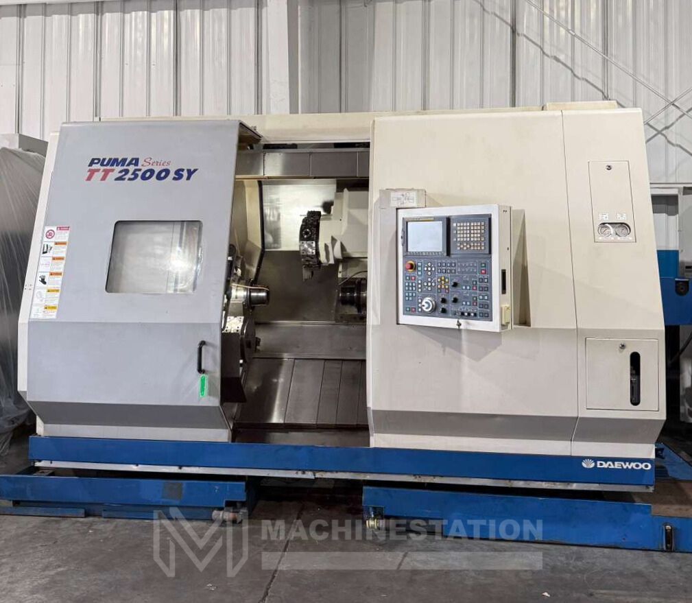 Daewoo Puma TT2500SY Multi Axis CNC Lathe - Y Axis Twin Spindle Twin Turret 1