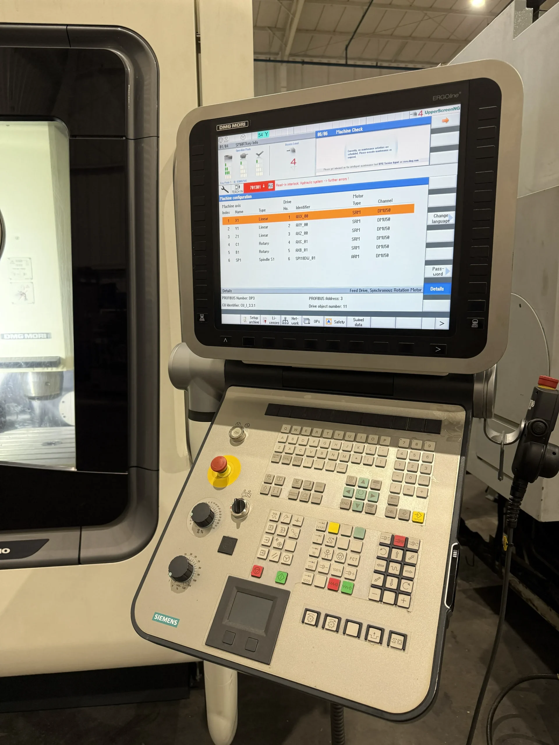DMG Mori DMU 50 5-Axis CNC Universal Machining Center - 18,000 RPM Mill 3