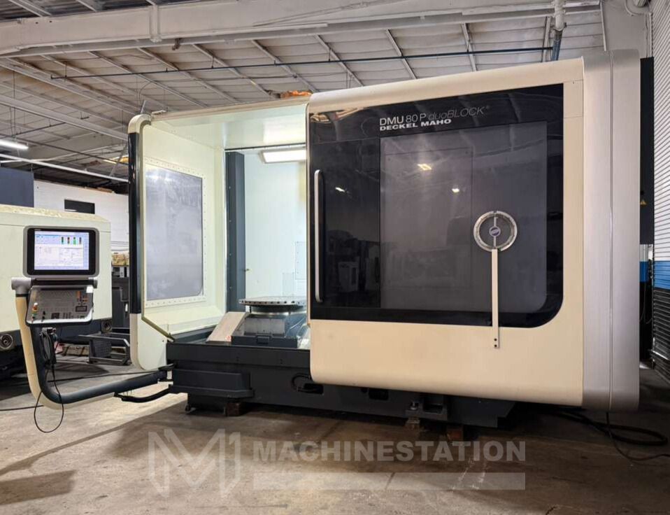 DMG DMU 80P duoBLOCK 5 Axis CNC Universal Machining Center - 18,000 RPM Mill 1
