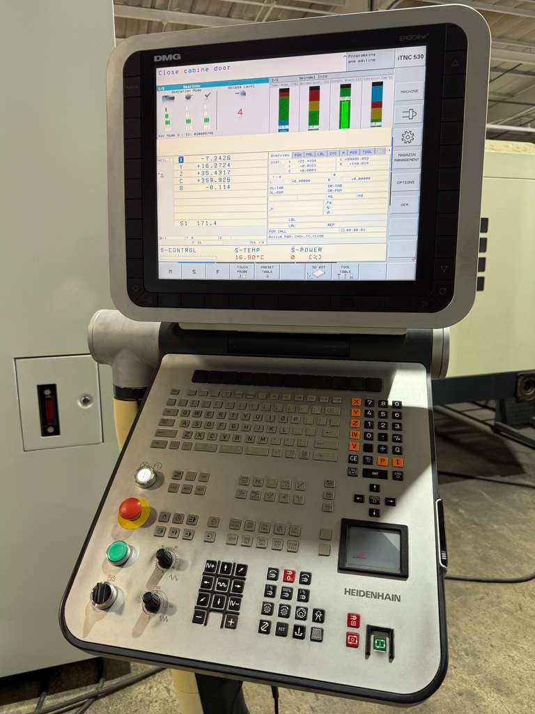 DMG DMU 80P duoBLOCK 5 Axis CNC Universal Machining Center - 18,000 RPM Mill 11