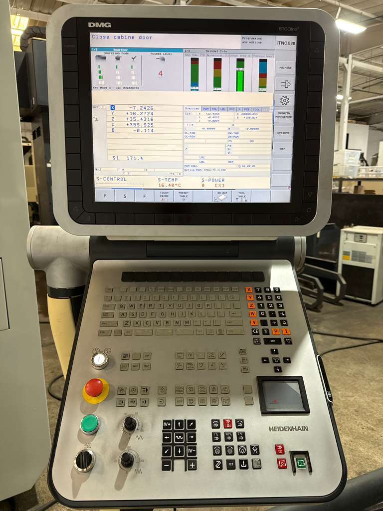 DMG DMU 80P duoBLOCK 5 Axis CNC Universal Machining Center - 18,000 RPM Mill 10