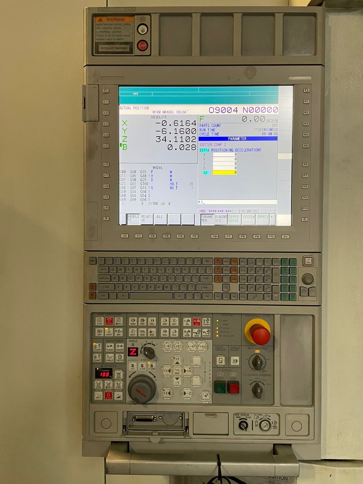 DMG Mori Seiki NH4000 DCG Horizontal Machining Center - Mill 3
