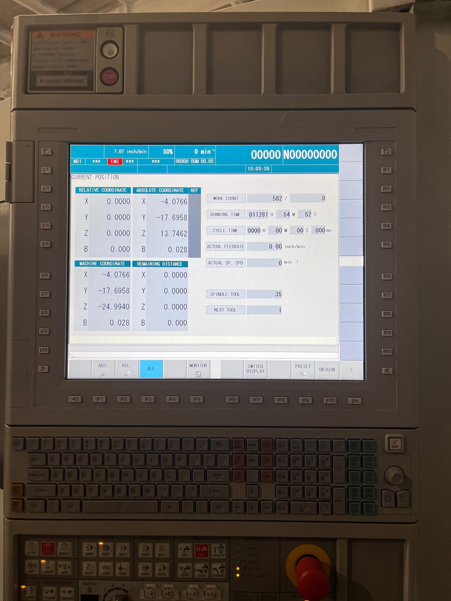 DMG Mori Seiki NH4000 DCG Horizontal Machining Center - Mill 4