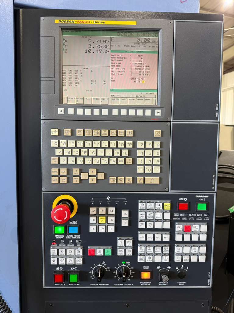 Doosan DNM-500II CNC Vertical Machining Center - 12,000 RPM, TSC Mill 4