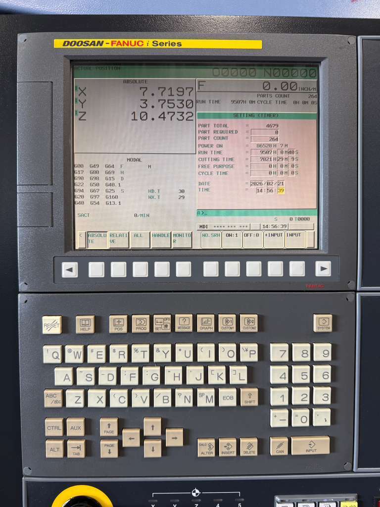 Doosan DNM-500II CNC Vertical Machining Center - 12,000 RPM, TSC Mill 5