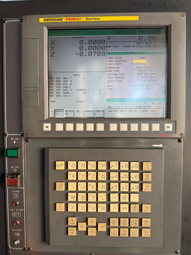 Doosan DNM-500 CNC Vertical Machining Center - 12,000 RPM TSC Mill 5