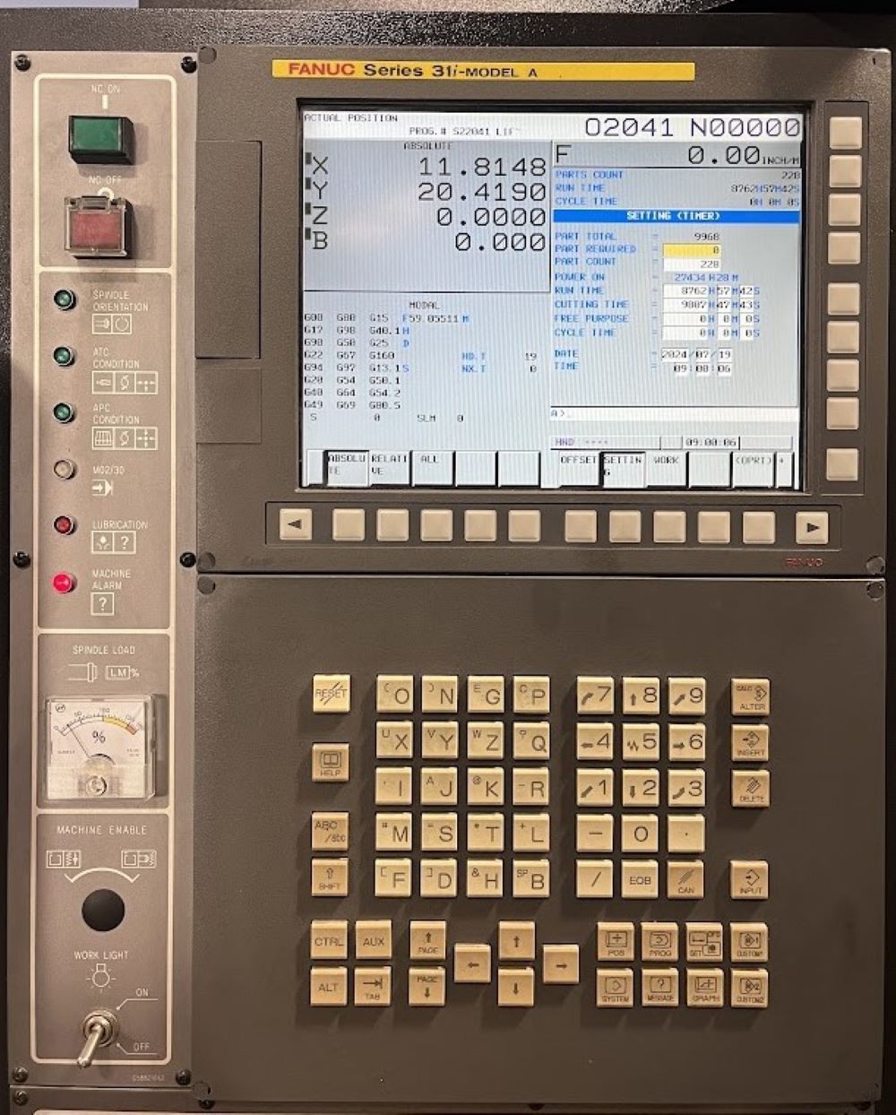 Doosan HP-4000 CNC Horizontal Machining Center 7