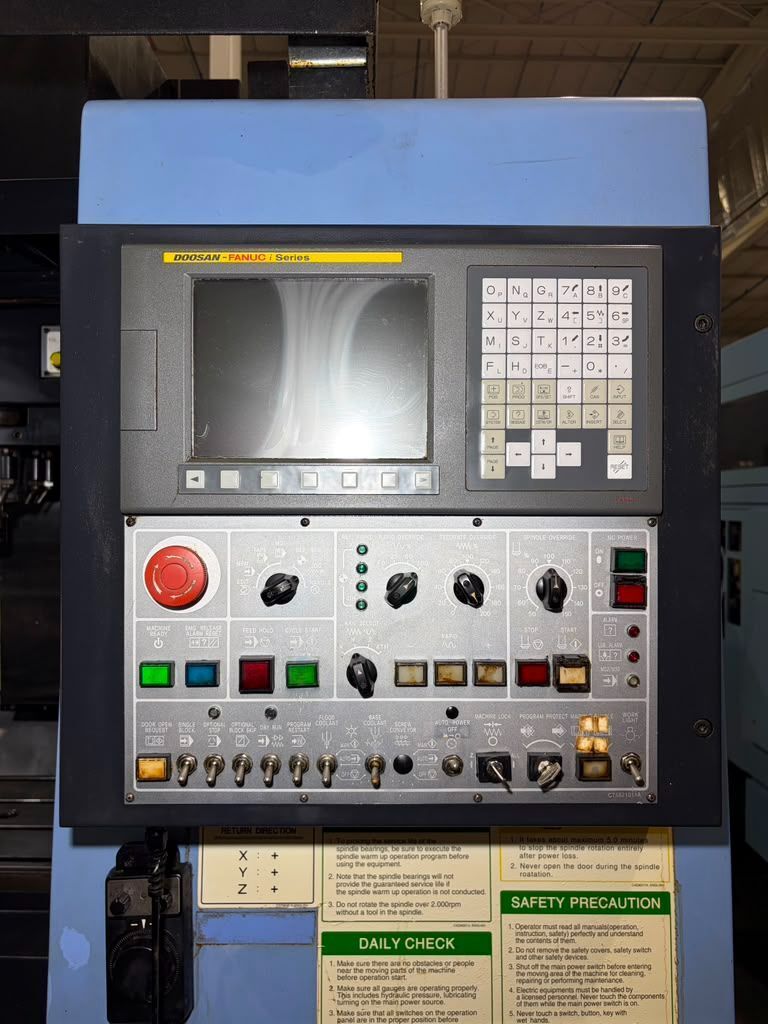Doosan MV-3016L CNC Vertical Machining Center - Mill 5