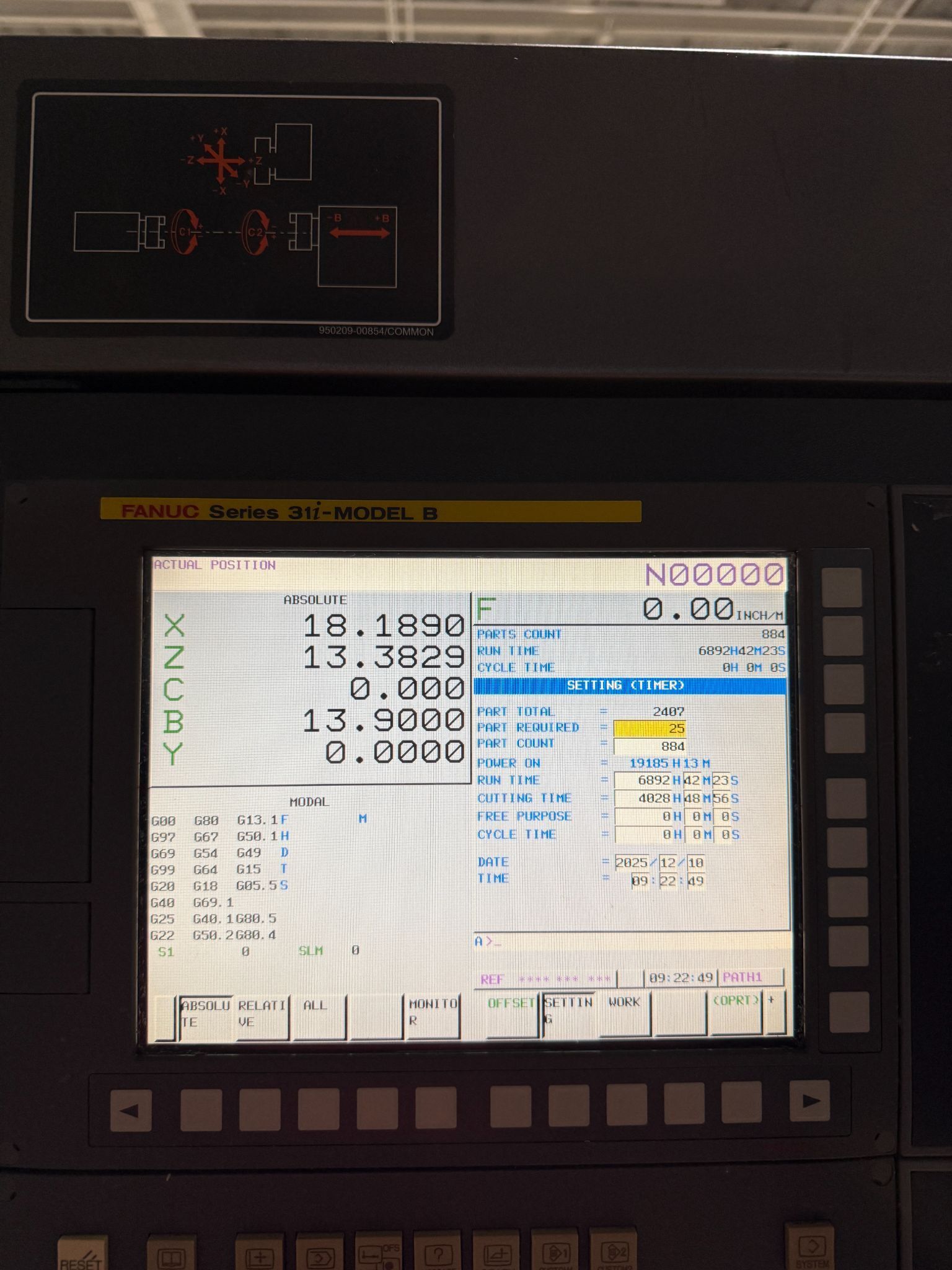 Doosan Puma 2100SY CNC Turning Center - Sub Spindle Y Axis Bar Feeder Lathe 2