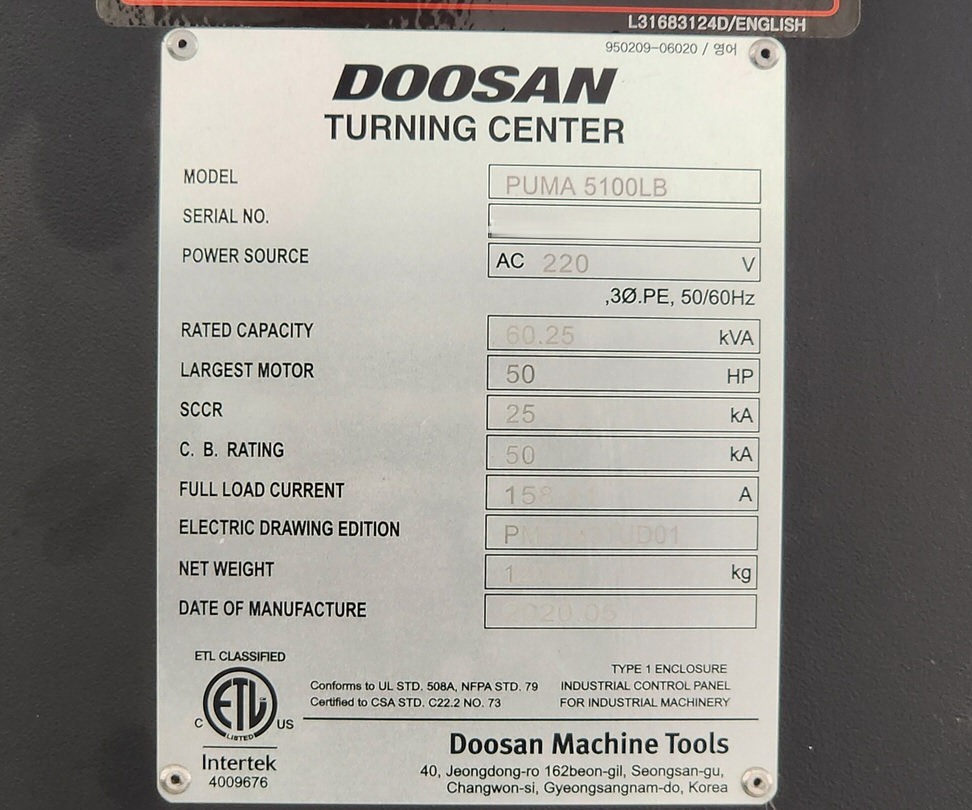 Doosan Puma 5100LB (2)