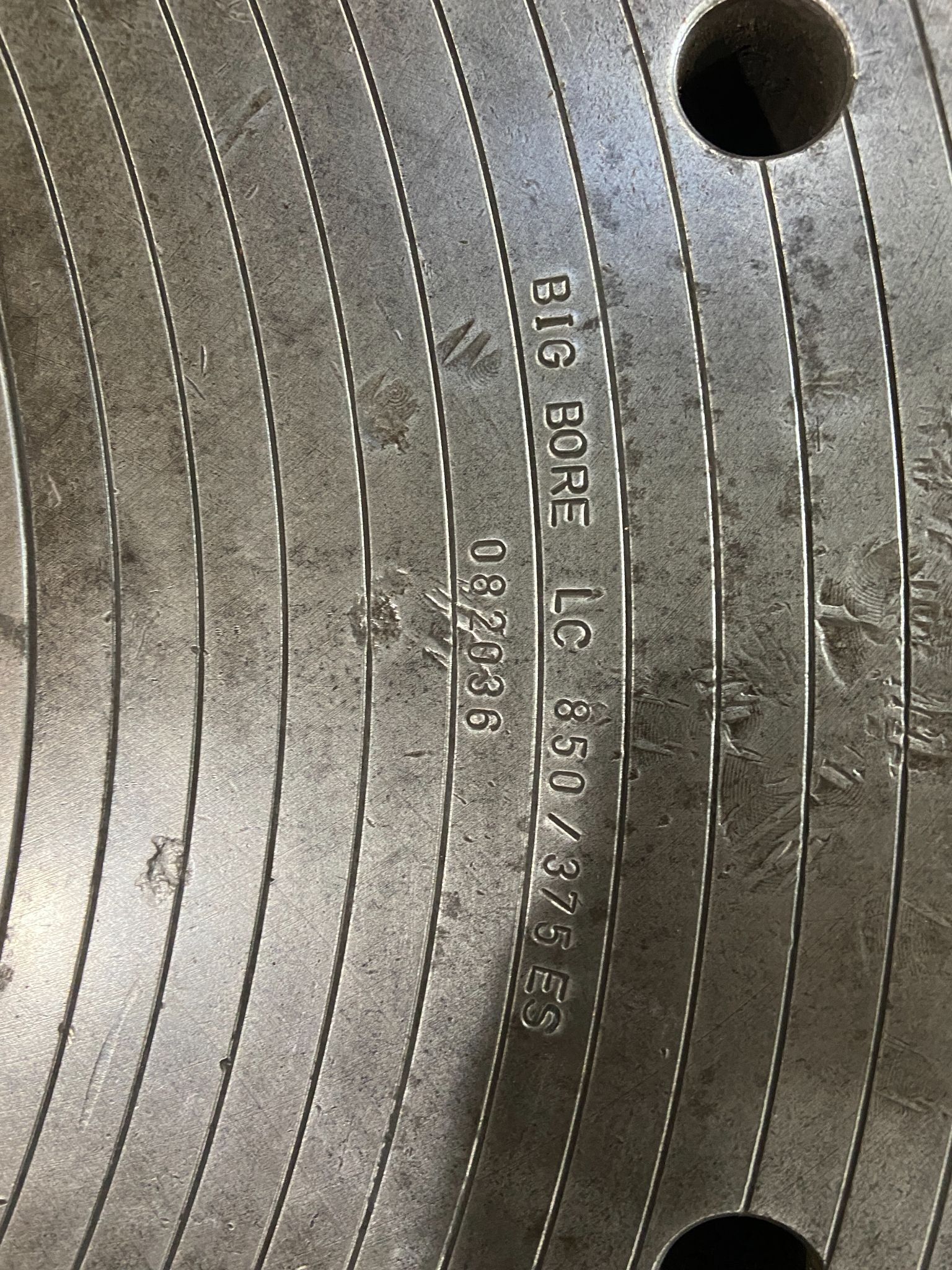 SMW AUTOBLOK 14.8" Big Bore 33" Power Chuck LC 850/375 ES BB-N-850-375-3 14