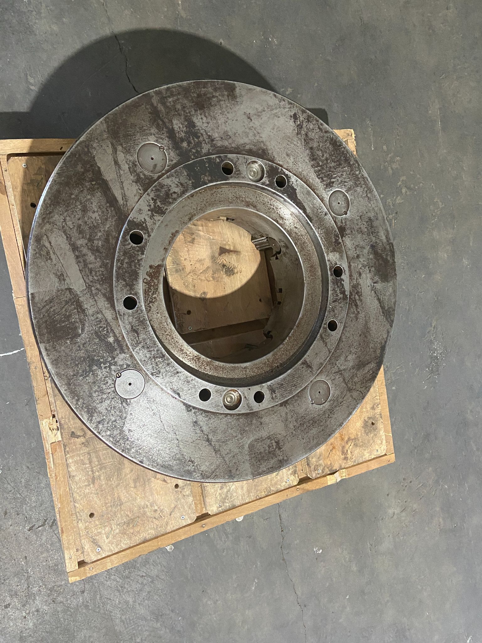 Bison 4317-32-20-12.5-HD Lathe Chuck 12.5 Through Hole 32" Diameter 6