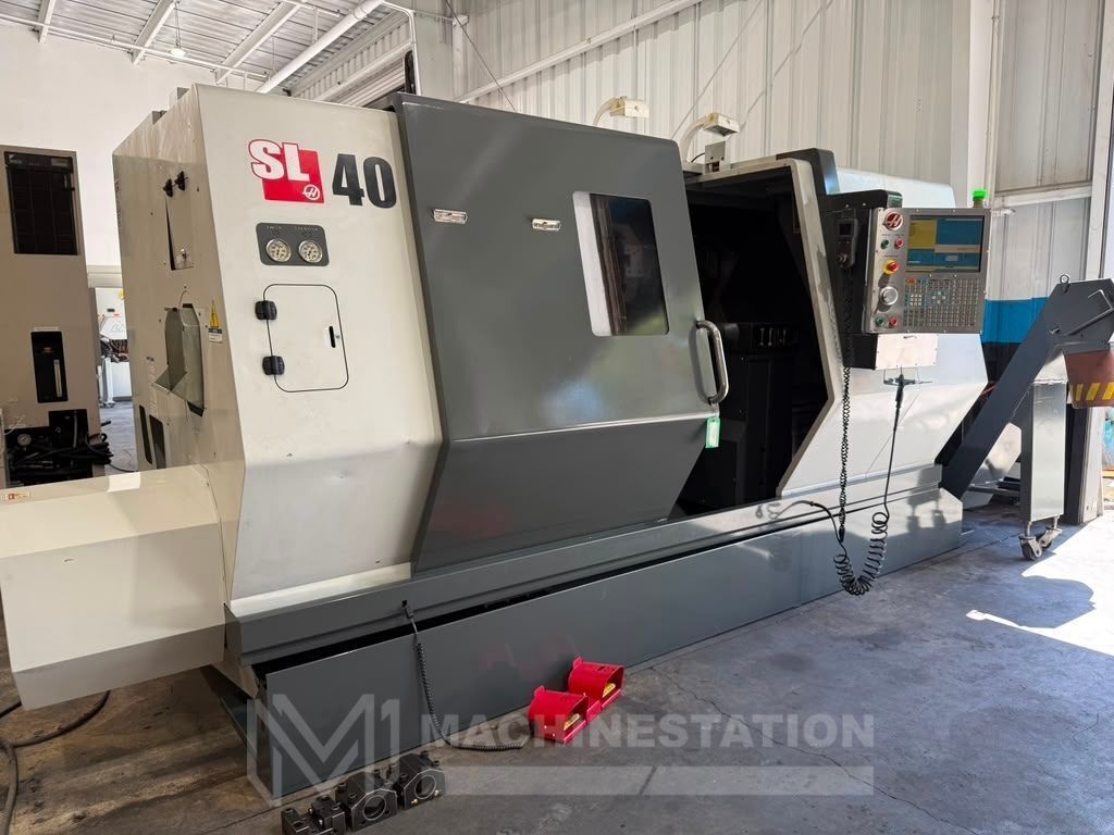Haas SL-40 CNC Turning Center - 15" Chuck, Tailstock, Long Bed Lathe 1