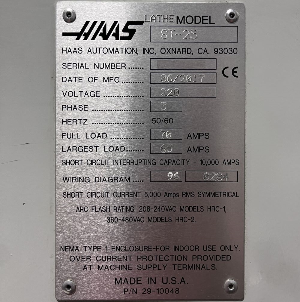 Haas ST-25 CNC Turning Center - 2017 23