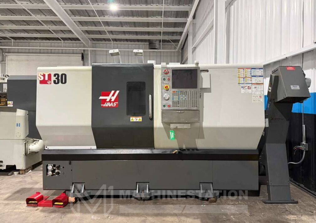 Haas ST-30 CNC Turning Center - 12" Chuck Tailstock Lathe 0