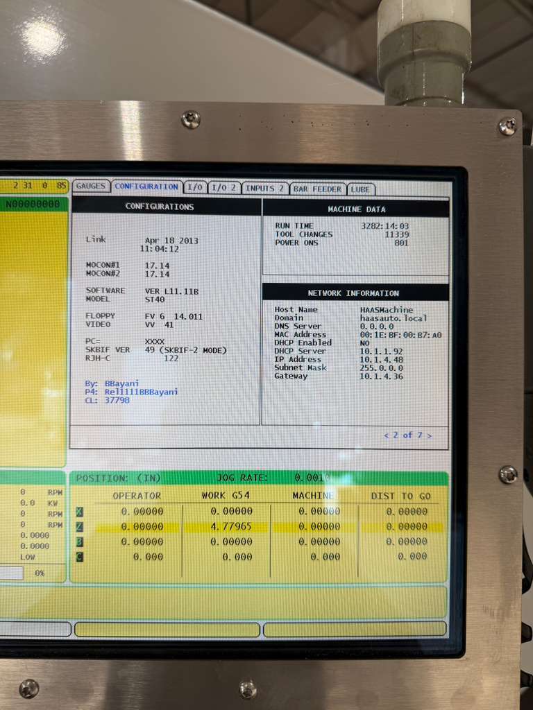 Haas ST-40 CNC Turning Center - C Axis Live Tool Lathe 5