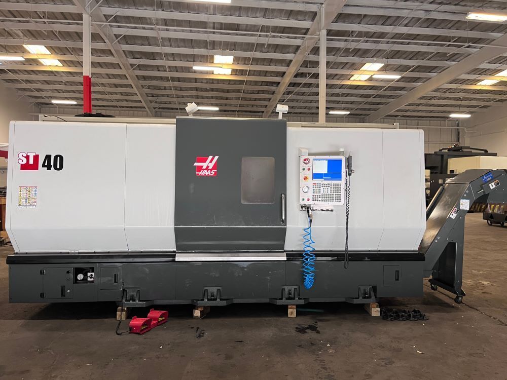 Haas ST-40 CNC Turning Center - Big Bore Lathe 0