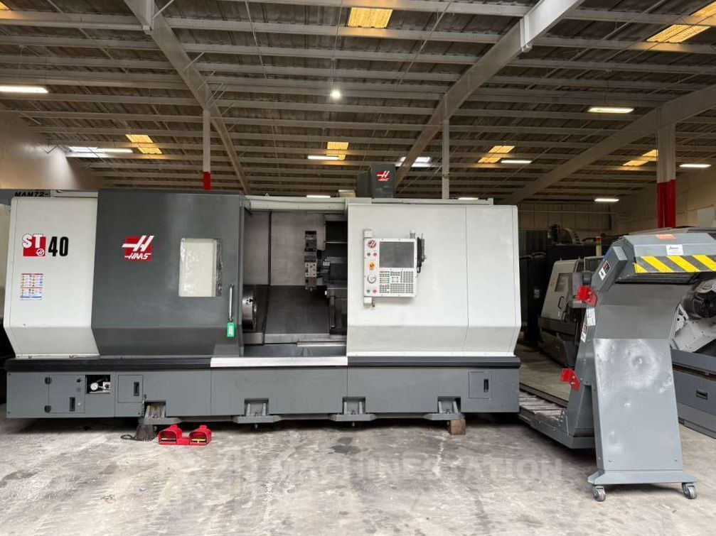 Haas ST-40 CNC Turning Center -18.5" Chuck, 7.5" Big Bore Lathe 0