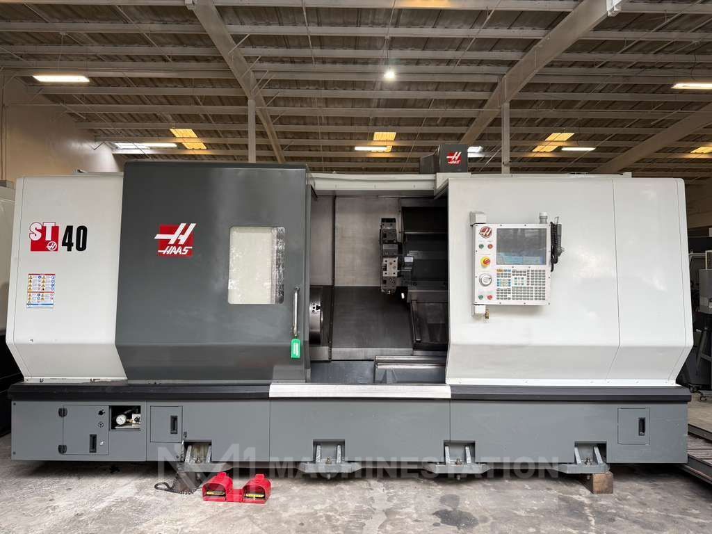 Haas ST-40 CNC Turning Center -18.5" Chuck, 7.5" Big Bore Lathe 1
