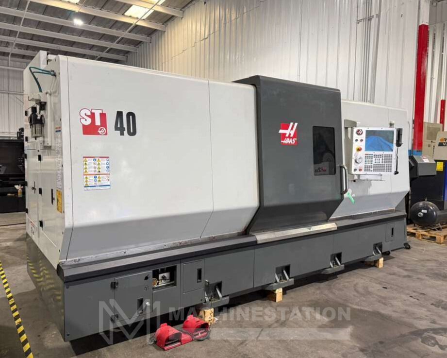 Haas ST-40 CNC Turning Center -18.5" Chuck, 7.5" Big Bore Lathe 1
