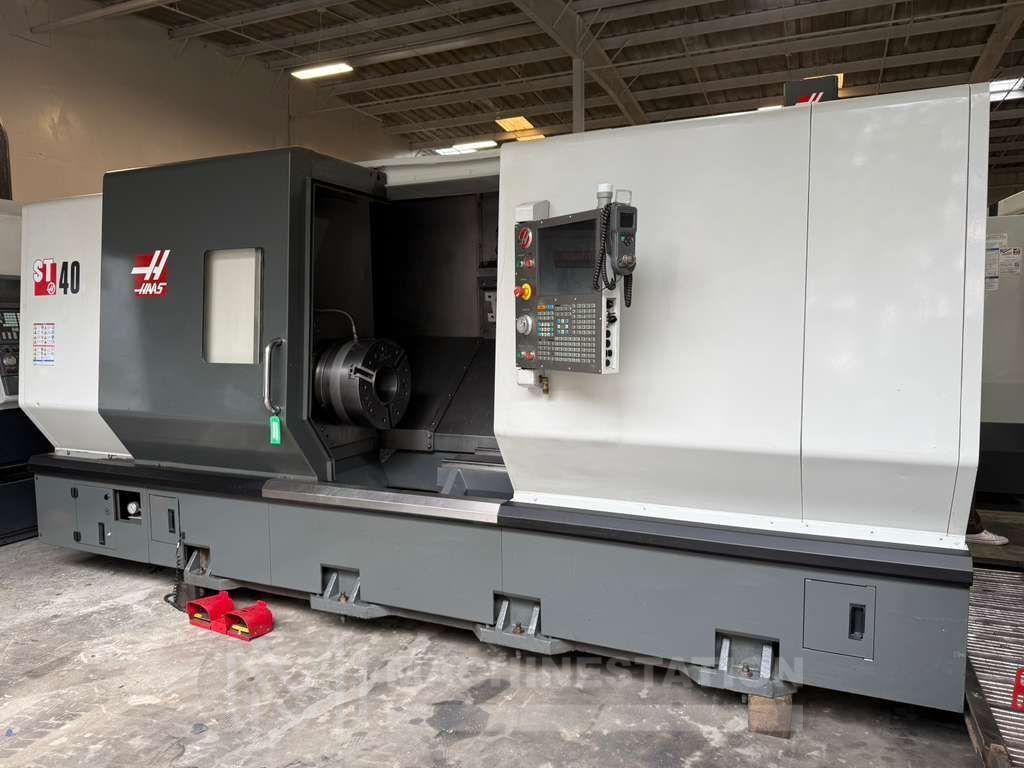 Haas ST-40 CNC Turning Center -18.5" Chuck, 7.5" Big Bore Lathe 2