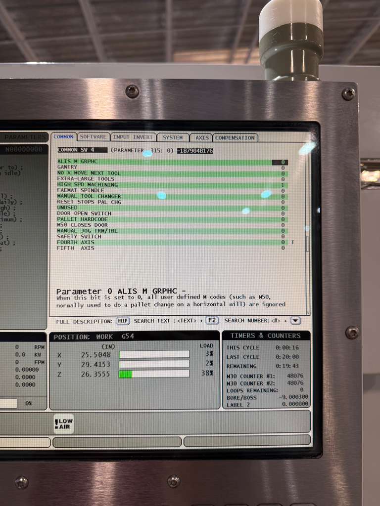 Haas VF-11/40 CNC Vertical Machining Center - 10,000 RPM, WIPS, TSC, HSM Mill 6