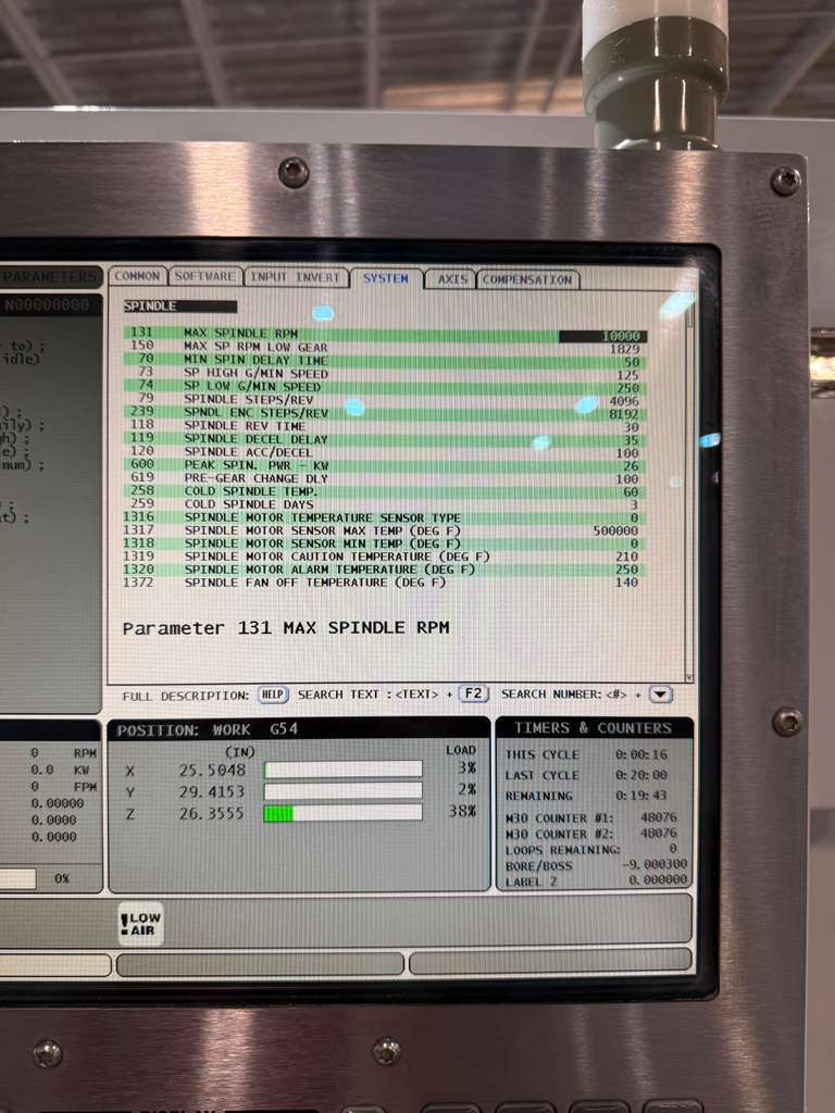 Haas VF-11/40 CNC Vertical Machining Center - 10,000 RPM, WIPS, TSC, HSM Mill 9
