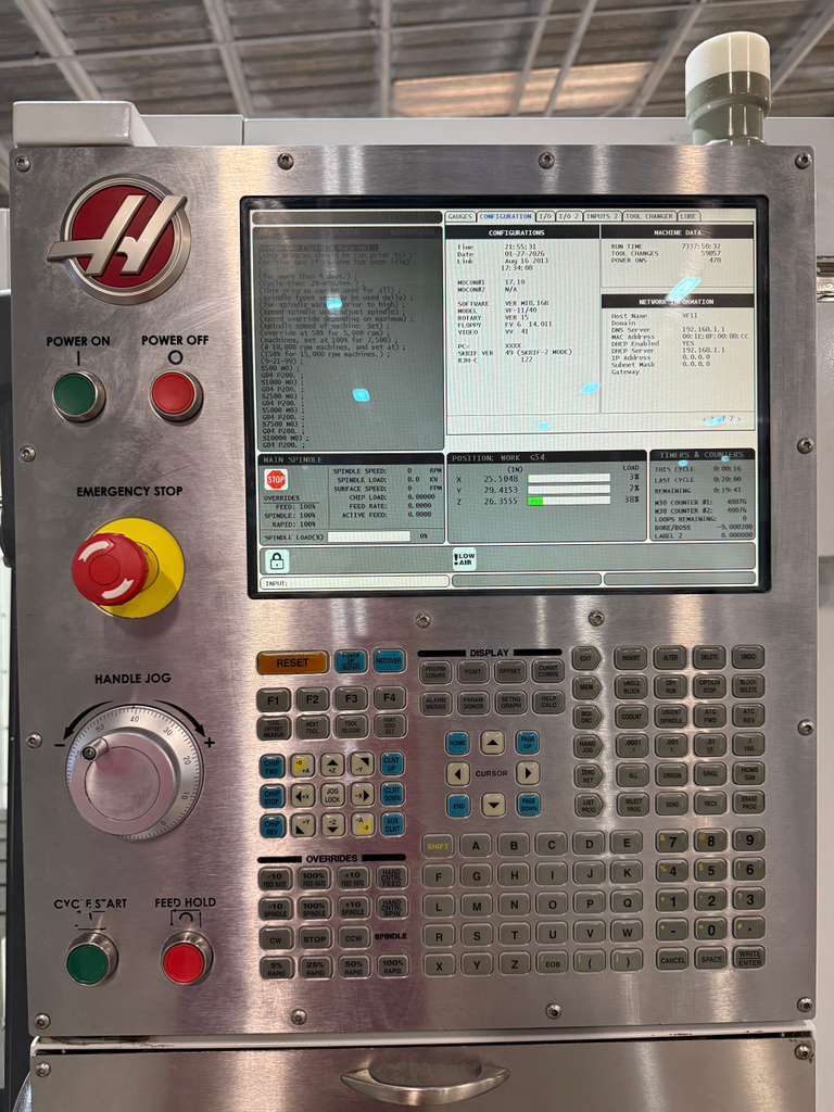 Haas VF-11/40 CNC Vertical Machining Center - 10,000 RPM, WIPS, TSC, HSM Mill 5