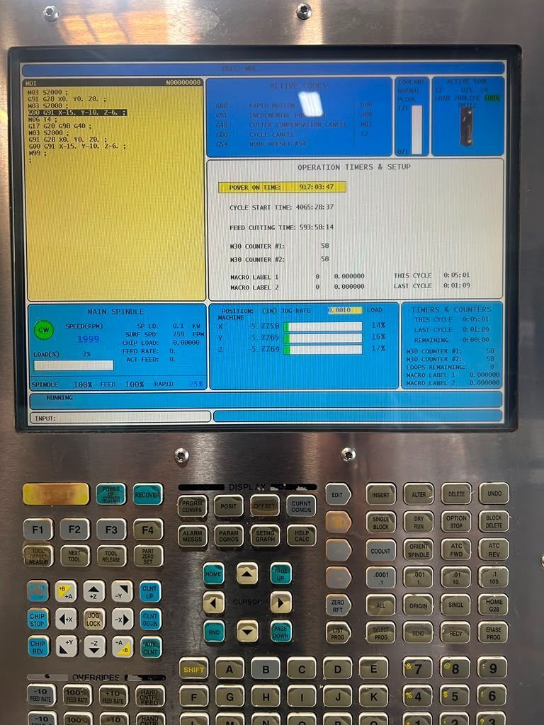 Haas VF-1 CNC Vertical Machining Center - Mill 5