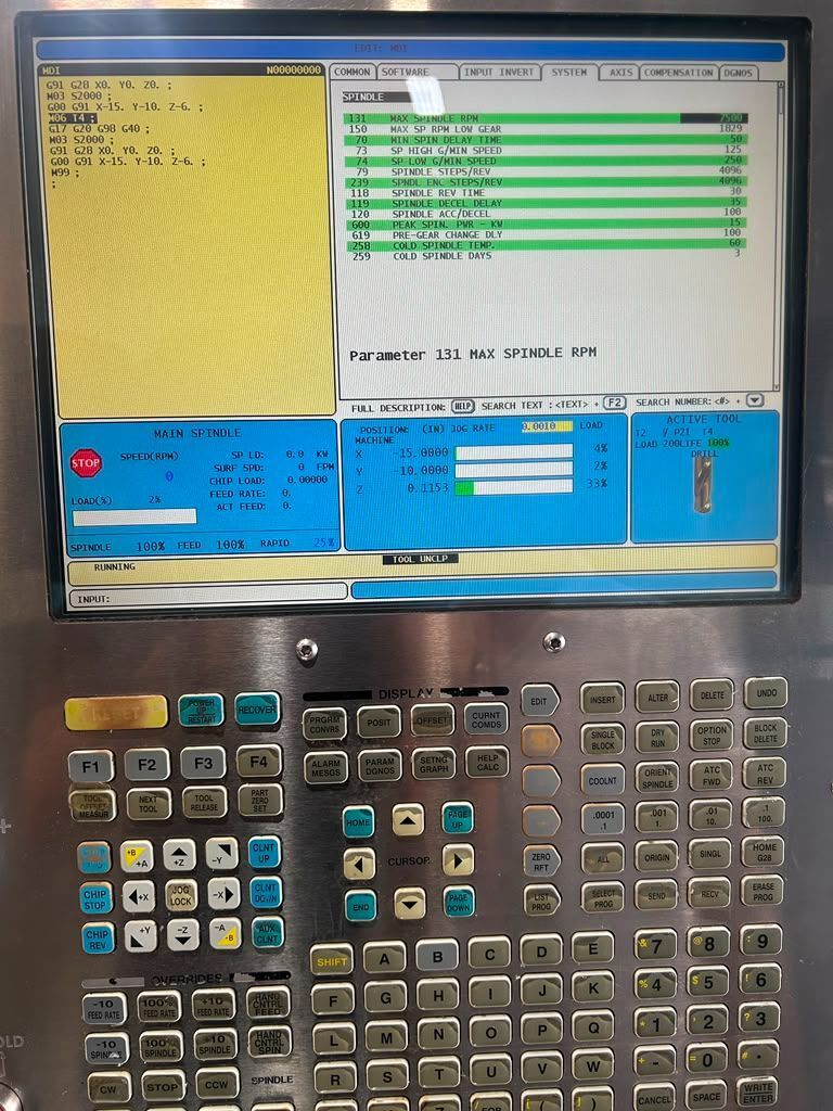 Haas VF-1 CNC Vertical Machining Center - Mill 8
