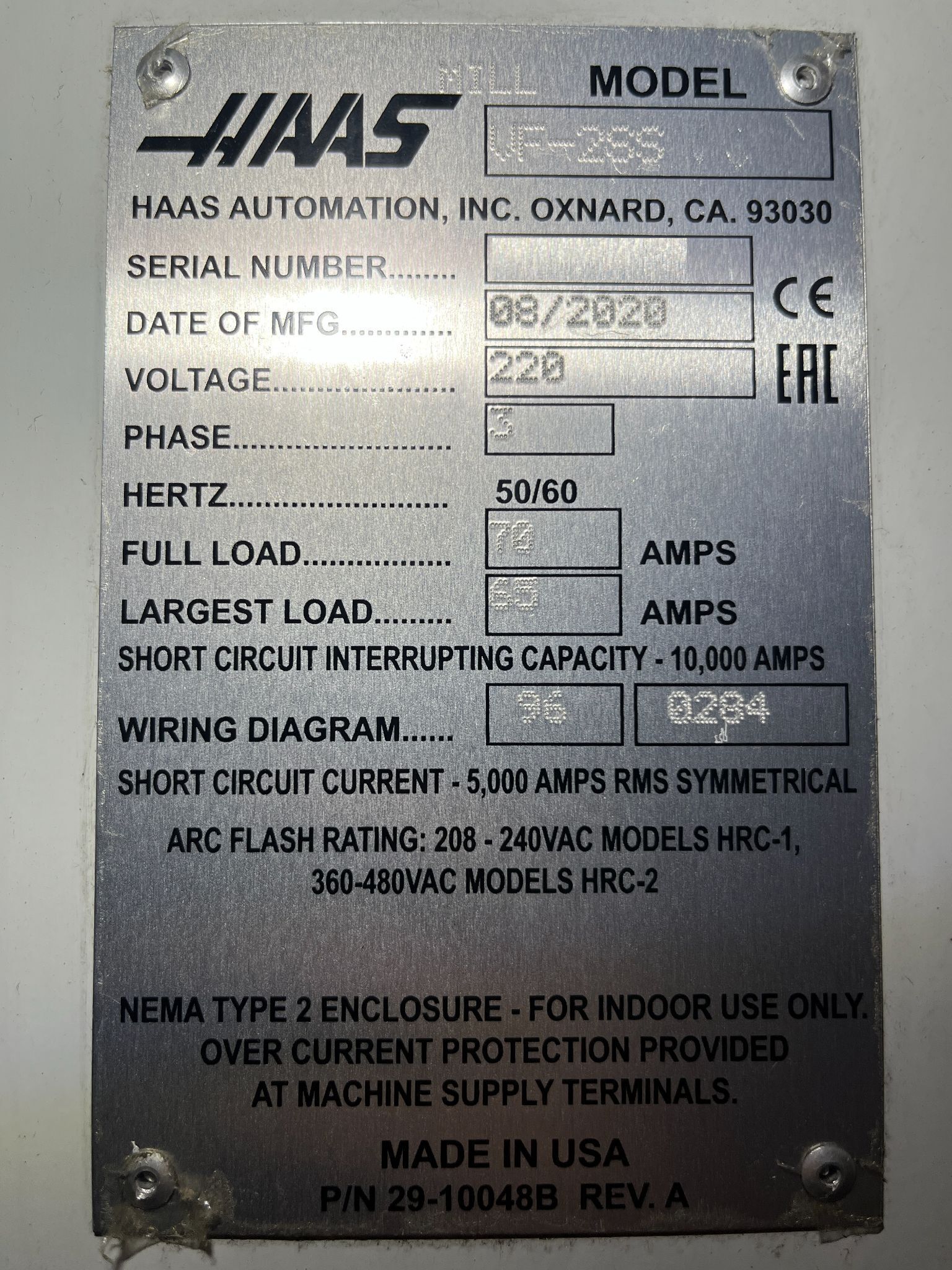 Haas VF-2SS CNC Vertical Machining Center - 2020 4th Axis Mill 13